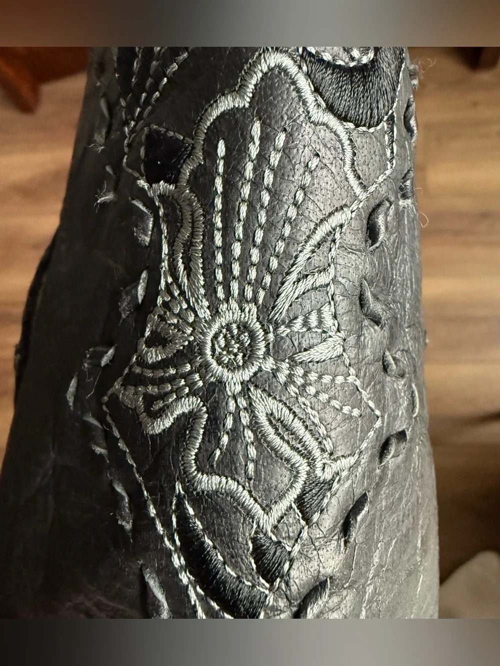 Old Gringo Women's Erin Black Embroidered Western Boots Size 9B - Picture 5 of 6